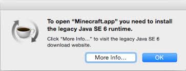 get legacy java se 6 mac for minecraft